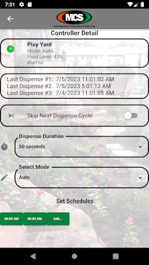 Mosquito Control Systems(MCS) Screenshot 1
