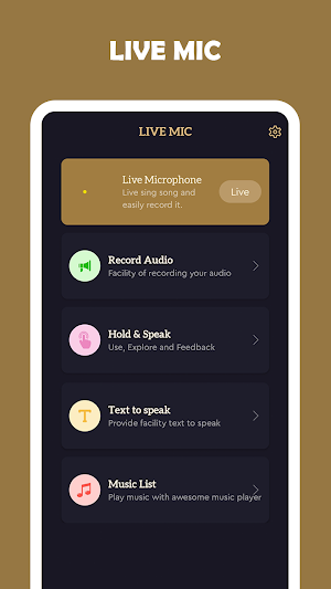 MobileMic To Bluetooth Speaker Screenshot 0