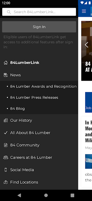84LumberLink Screenshot 1