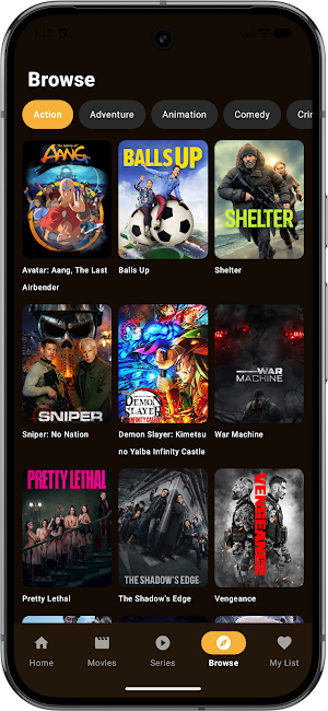 CinemaHub: Movies & TV Shows Screenshot 1