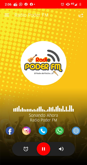 Radio Poder Fm  El Poder del Folclor Screenshot 0