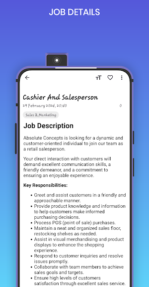 Jobs Center Screenshot 1