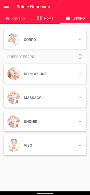Sole e Benessere Screenshot 2