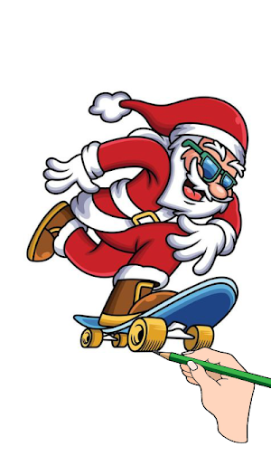 Santa claus game glitter Screenshot 1