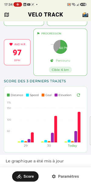 VeloTrack – GPS Bike Tracker Screenshot 2