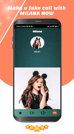 Milana Khametova Video Call Screenshot 2
