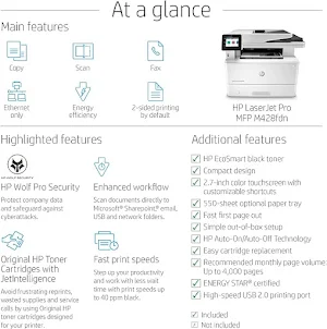 HP LaserJet Pro MFP M428 Guide Screenshot 3