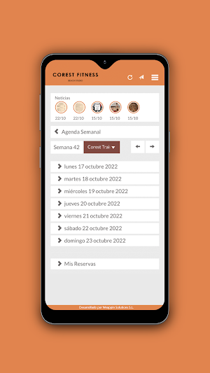 Corest Fitness Screenshot 1