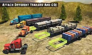 USA Truck Driving School: Off-road Transport Games Screenshot 3