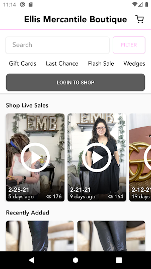 Ellis Mercantile Boutique Screenshot 1