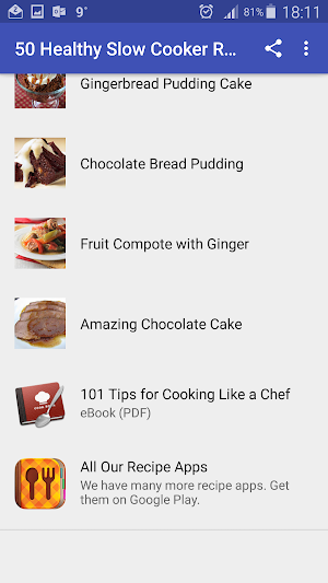 50 Healthy Slow Cooker Recipes Screenshot 1