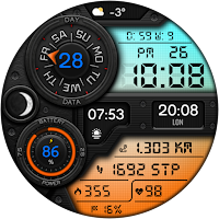 DIGI QUARTON WS22 Watch face