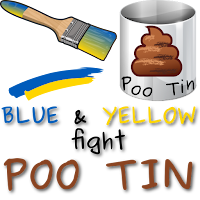 Blue and Yellow fight Poo Tin!