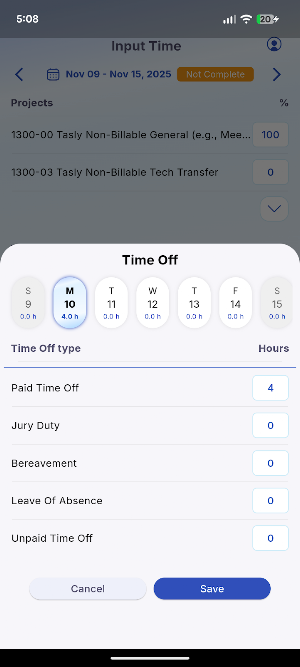 R&D Logic - Time Management Screenshot 1