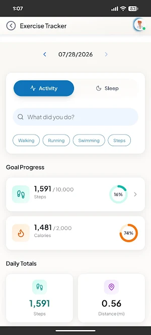 TargetHealth Screenshot 2
