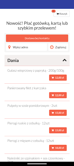 Bar mleczny POD FILARKAMI Screenshot 0