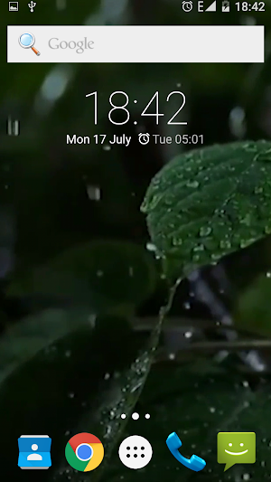 Rain HD Video Wallpaper Screenshot 1