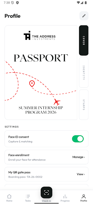TAI Internship Screenshot 1