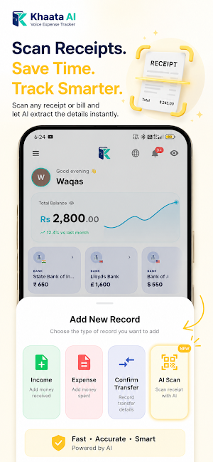 Khaata AI: Expense Manager Screenshot 1
