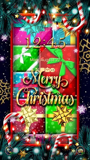 Merry Christmas Gift-Wallpaper Screenshot 1