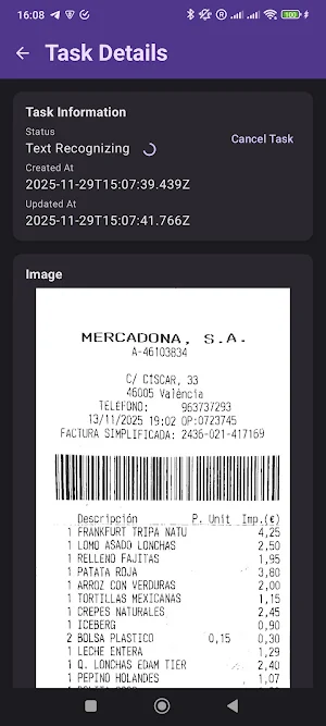 ReceiptIA: OCR Expense Tracker Screenshot 3