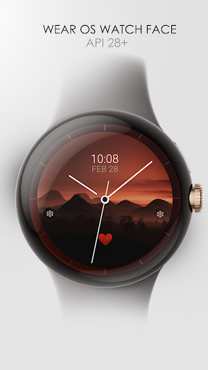 Love minimal watch face Screenshot 0