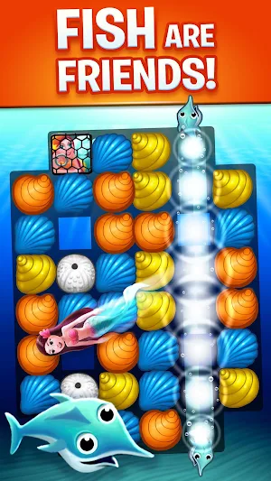 Bubble Fins - Shell Splash Screenshot 3