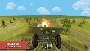 Artillery Guns Arena sniper Defend & Destroy Tanks Screenshot 2