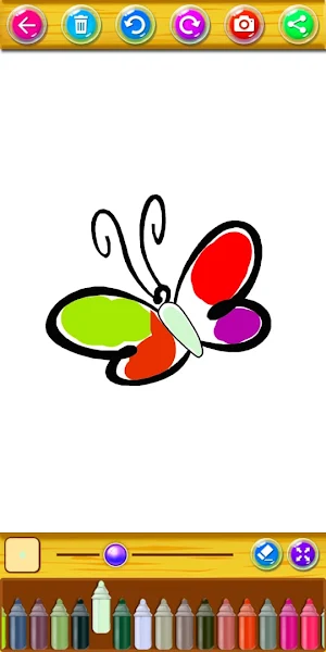 butterfly coloring Screenshot 3