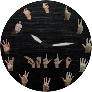 Sign Language Watch Face Screenshot 1