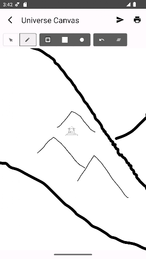 Universe Canvas Screenshot 1