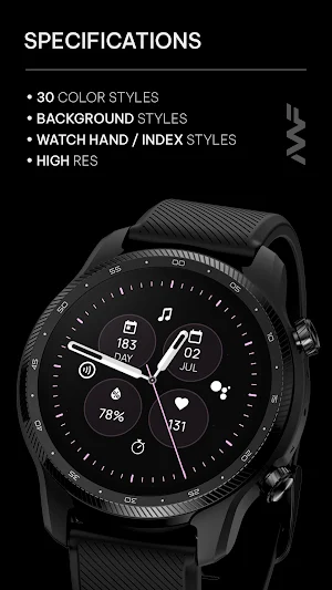Awf Classic 2 - watch face Screenshot 2