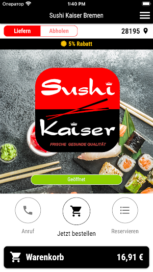 Sushi Kaiser Bremen Screenshot 0