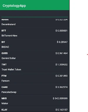 CryptologyApp Screenshot 0