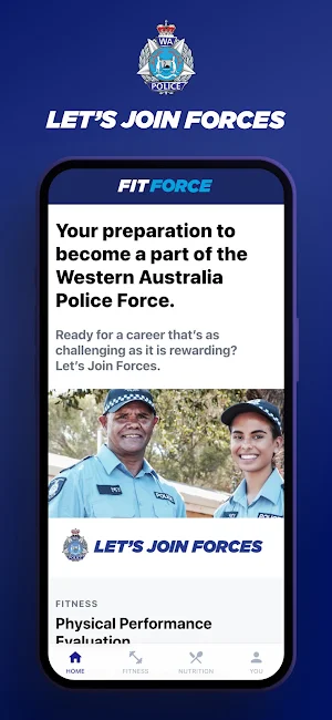 FitForce - WA Police screenshot 1