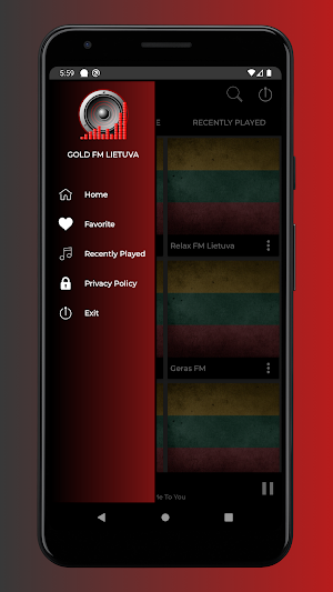 Gold FM Lietuva Radio App Screenshot 2