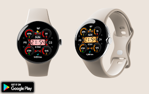 Digital Fuhelin Watch Face Screenshot 1