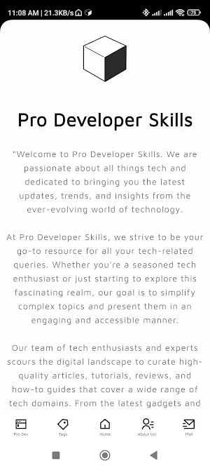Pro Dev Skills Screenshot 3