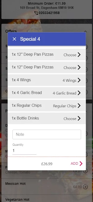 Davinci Pizza Screenshot 2