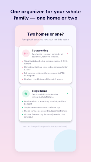 FamilyDock: Co-Parent & Family Screenshot 0