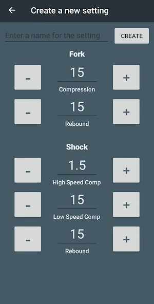 MX & Enduro Suspension Manager Screenshot 2