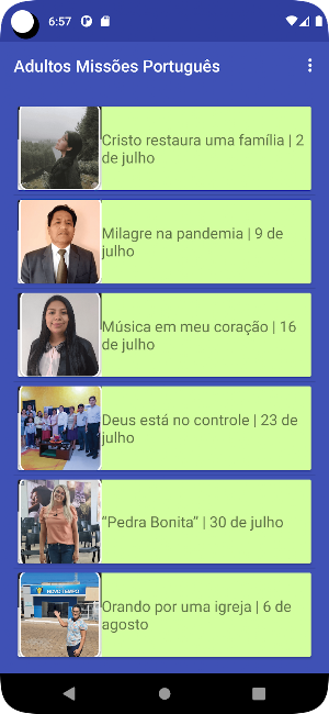 Adultos Missões Português 2022 Screenshot 0