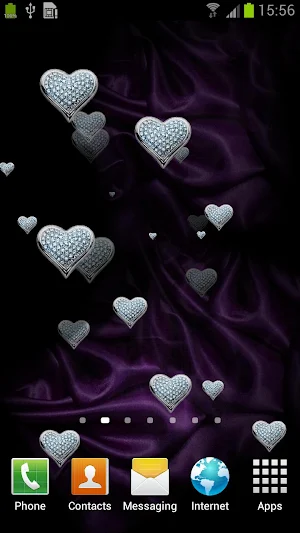 Hearts Live Wallpaper Screenshot 1