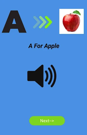 Alphabet Learning App Screenshot 2