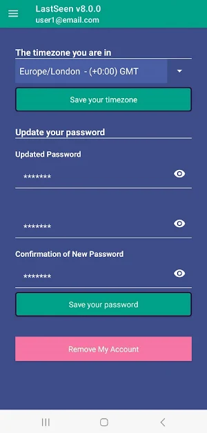 LastSeen Online Chat Tracker Screenshot 3