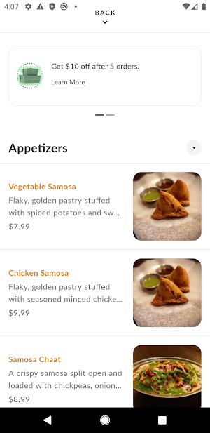 Nirvana Indian Cuisine Screenshot 2
