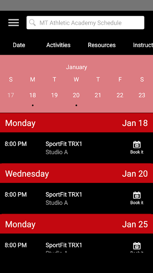 MT Athletic Academy Screenshot 2