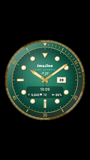 ImaJine Diver Watch Face Screenshot 2