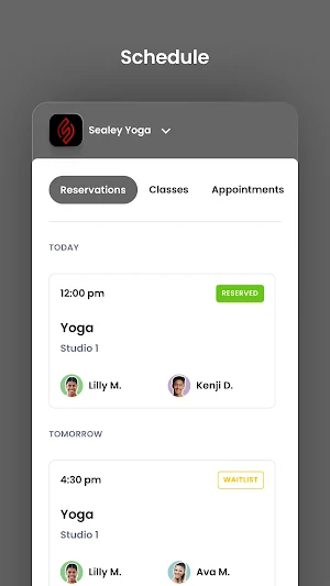 Sealey Yoga Screenshot 2