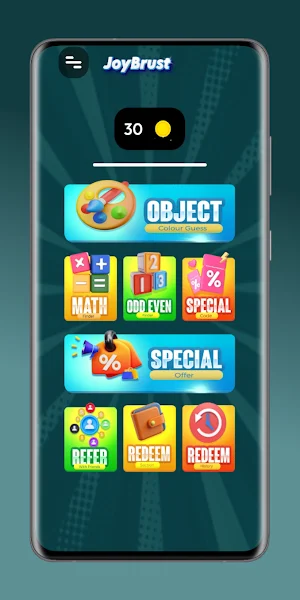 JoyBrust – Quiz & Brain Games Screenshot 1